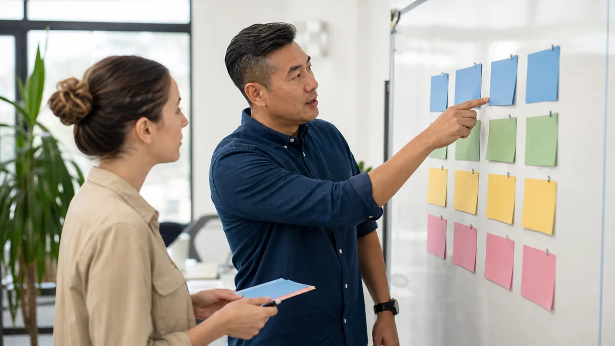 Training scene for Module 1: Opening: Training Is a Management Responsibility